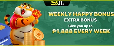 Weekly Happy Bonus Extravaganza promotion banner